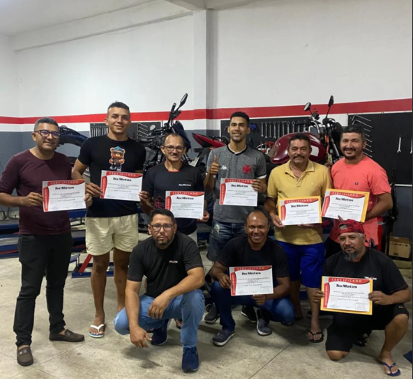 Formandos do curso